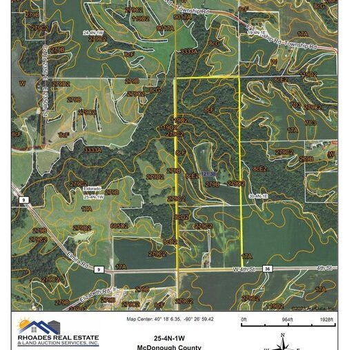 Fulton County Land Auction: 121.38 +/- Acres Selling in 1 Tract