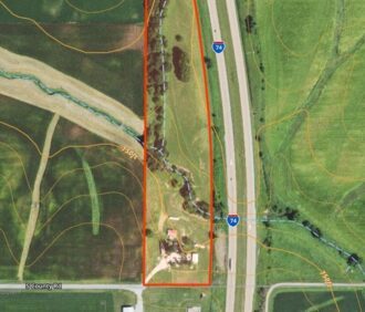 Online Only Real Estate Auction – Henry County Home with 10 +/- Acres: 5498 S. County Road – Alpha, IL