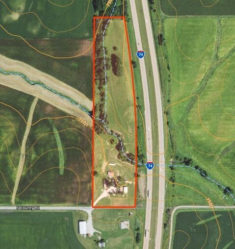 Online Only Real Estate Auction – Henry County Home with 10 +/- Acres: 5498 S. County Road – Alpha, IL