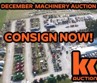 Annual Year End Machinery Consignment Auction RING 1 & 2  LIVE & ONLINE