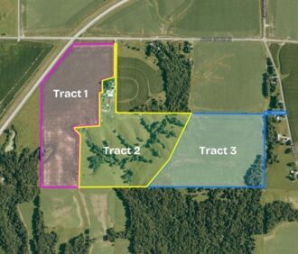 McDonough County Land Auction: Miller Family Trust 158.17 Surveyed Acres, Selling in 3 Tracts