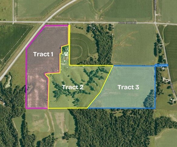 McDonough County Land Auction: Miller Family Trust 158.17 Surveyed Acres, Selling in 3 Tracts