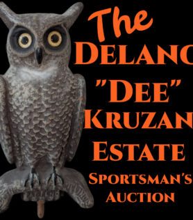 The Delano “Dee” Kruzan Sportsman’s Auction