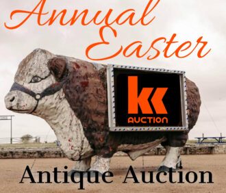 Kyle Kelso Auctioneer Spring Antique Auction – The Bruce Morton Estate, David & Carolyn Bowman, Dick & The Late Nita Johnson & others