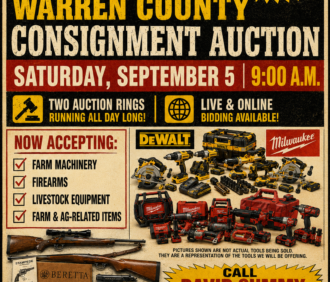 Warren County Consignment Auction – Roseville IL
