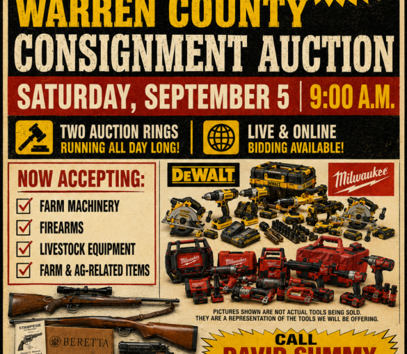 Warren County Consignment Auction – Roseville IL